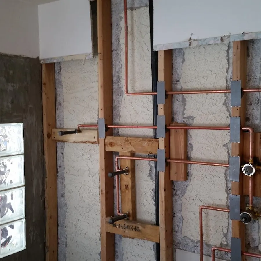 Copper pipe installation for Repiping in Red Oak